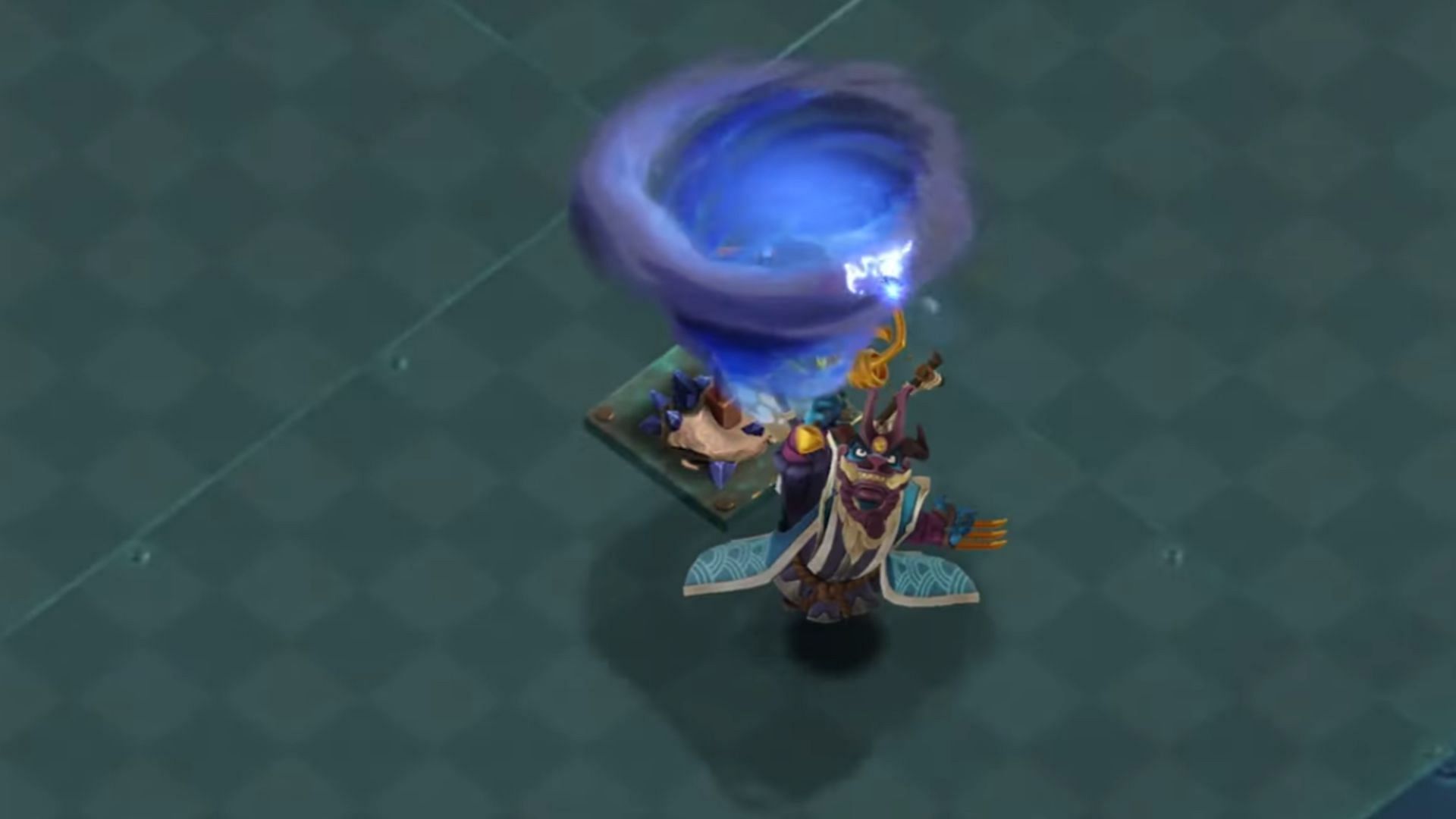 Minion Prince creating a cyclone (Image via Supercell)